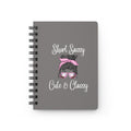 Cute & Classy Spiral Notebook — "Short Sassy" Pink Bandana Journal