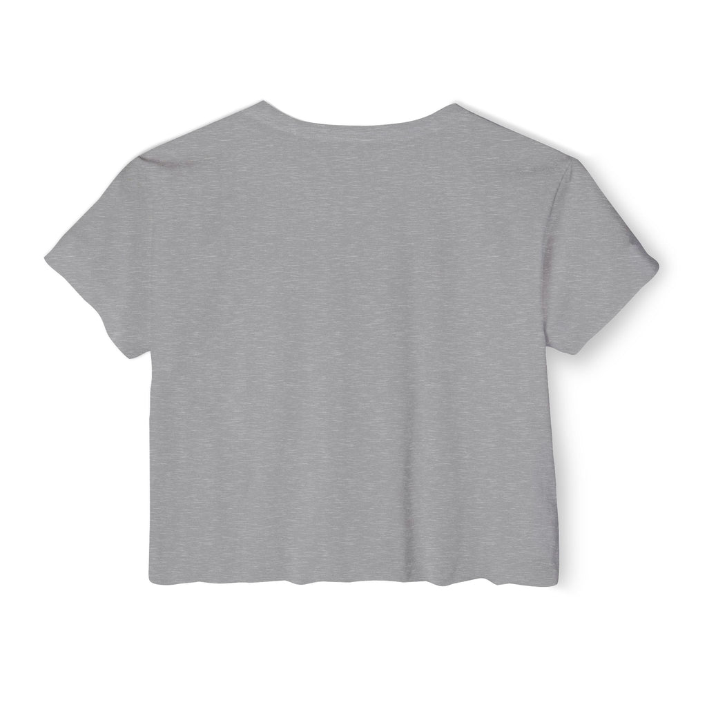 Cute & Classy Crop Top — Short Sassy Messy Bun Graphic Women's Festival Tee