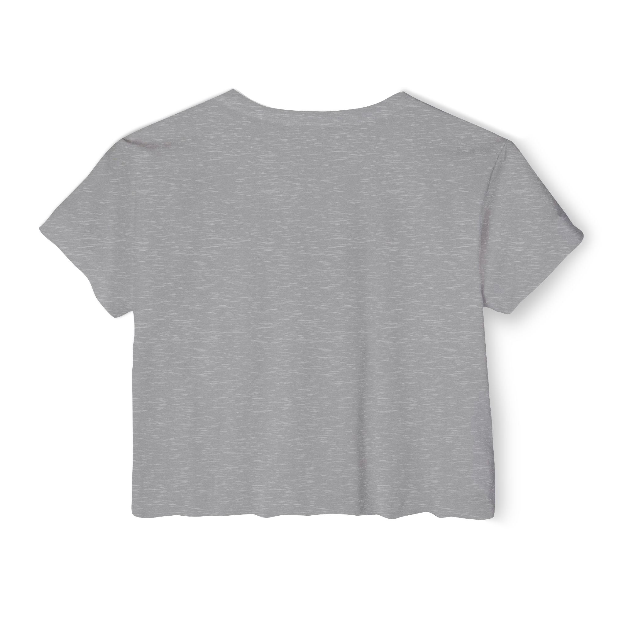 Cute & Classy Crop Top — Short Sassy Messy Bun Graphic Women's Festival Tee