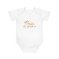Baby Bodysuit - Sleep Tight Little One with Sleeping Giraffe