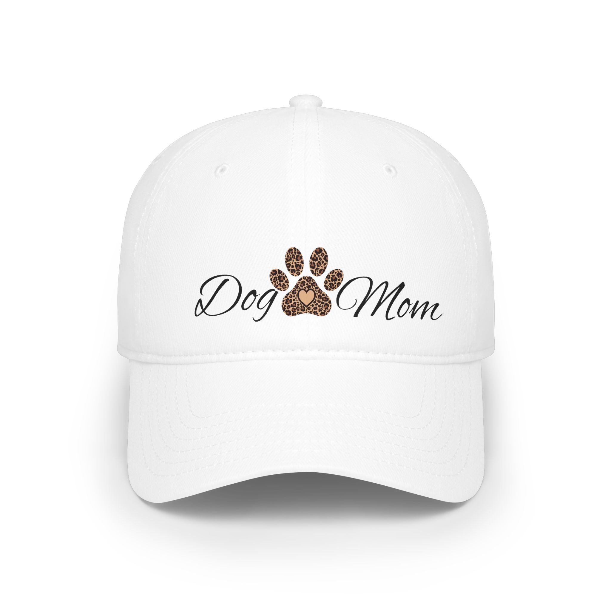 Dog Mom Leopard Paw Baseball Cap – Cute Pet Lover Hat