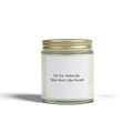 Ceramic Coconut Mango Candle — “I’m Not Antisocial, I Just Don’t Like People” (4oz/9oz)