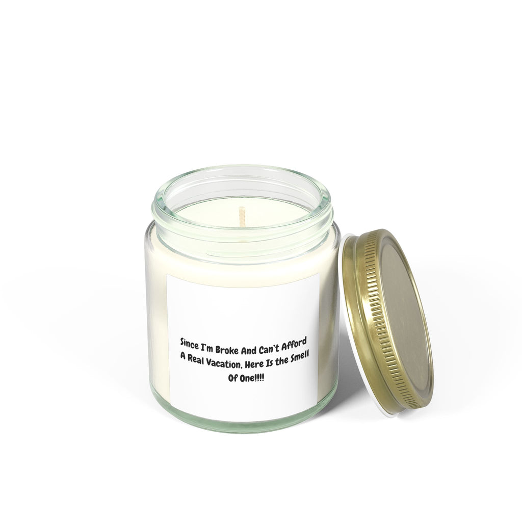Coconut Apricot Scented Candle (4oz/9oz) — "Since I'm Broke and Can't Afford a Real Vacation, Here Is the Smell of One"